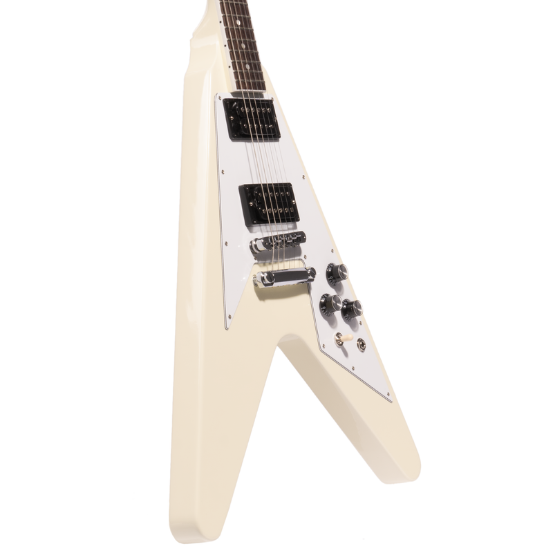 Gibson 70s Flying V Electric Guitar, Classic White