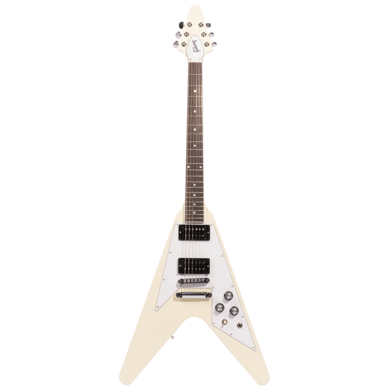 Gibson 70s Flying V Electric Guitar, Classic White