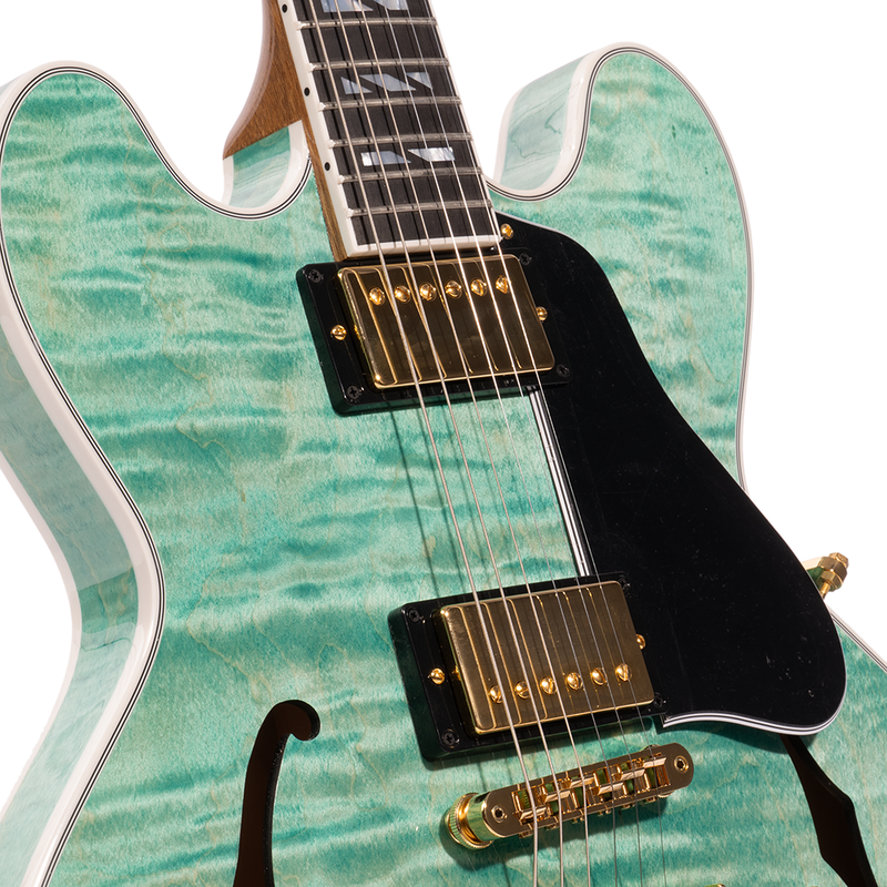 Gibson ES Supreme Electric Guitar w/Hard Case, Sea Foam Green