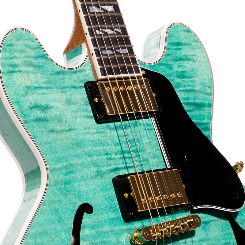 Gibson ES Supreme Electric Guitar w/Hard Case, Sea Foam Green