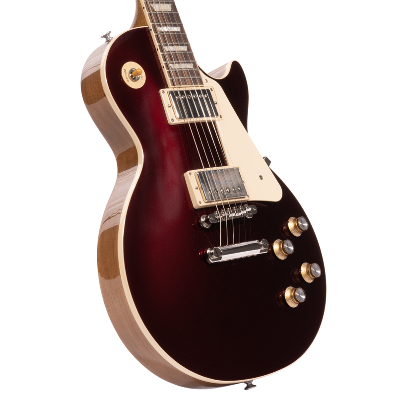 Gibson Les Paul Standard ‘60s Plain Top Electric Guitar, Sparkling Burgundy