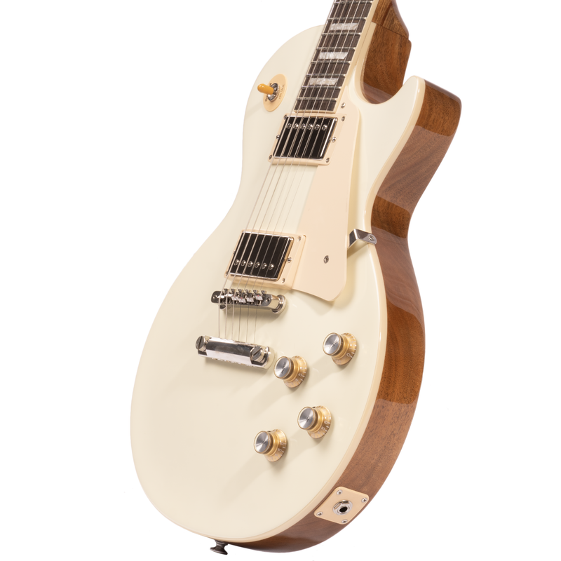 Gibson Les Paul Standard '60s Plain Top Electric Guitar, Classic White