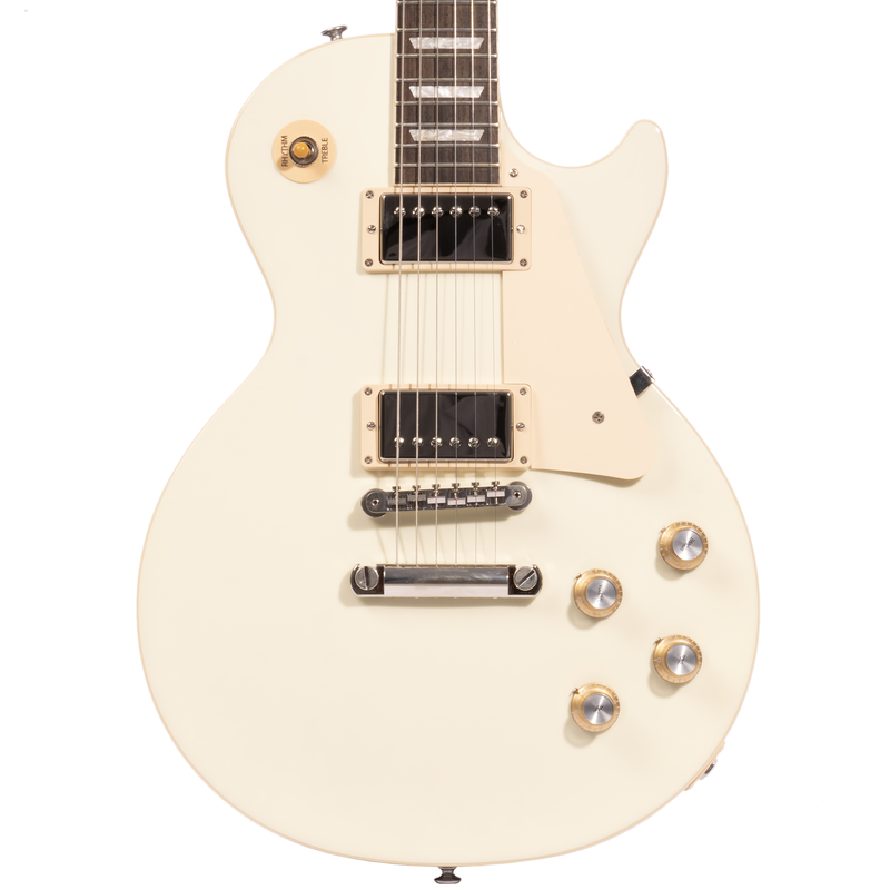 Gibson Les Paul Standard '60s Plain Top Electric Guitar, Classic White