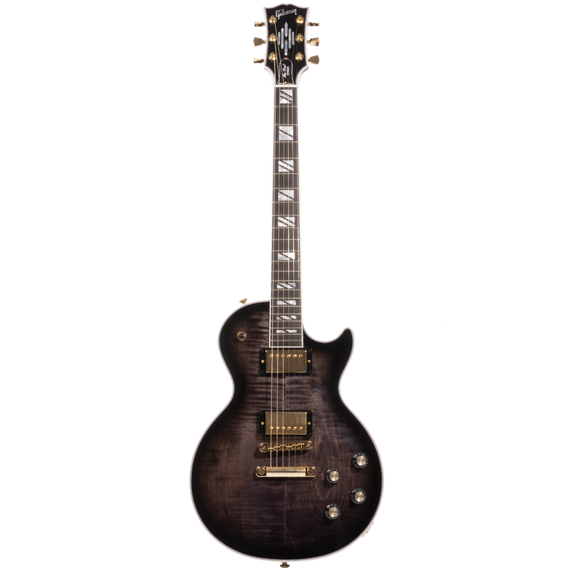 Gibson Les Paul Supreme Electric Guitar, AAA Flame Maple Top, Ebony Burst