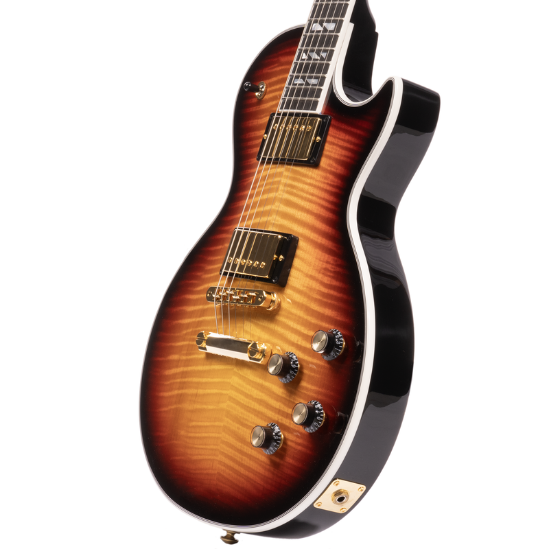 Gibson Les Paul Supreme Electric Guitar, AAA Flame Maple Top, Fireburst