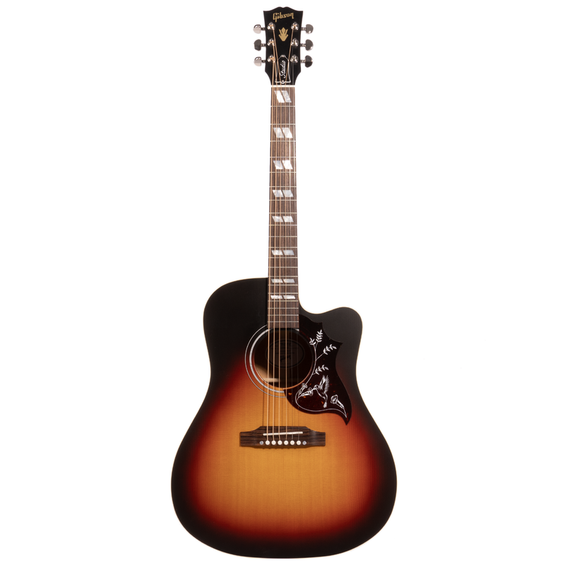 Gibson Hummingbird Studio EC Acoustic-Electric Guitar, Tri-Burst Satin