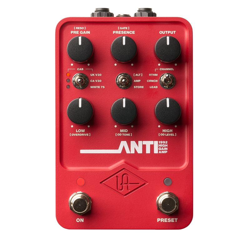 Universal Audio ANTI 1992 High Gain Amp Effect Pedal