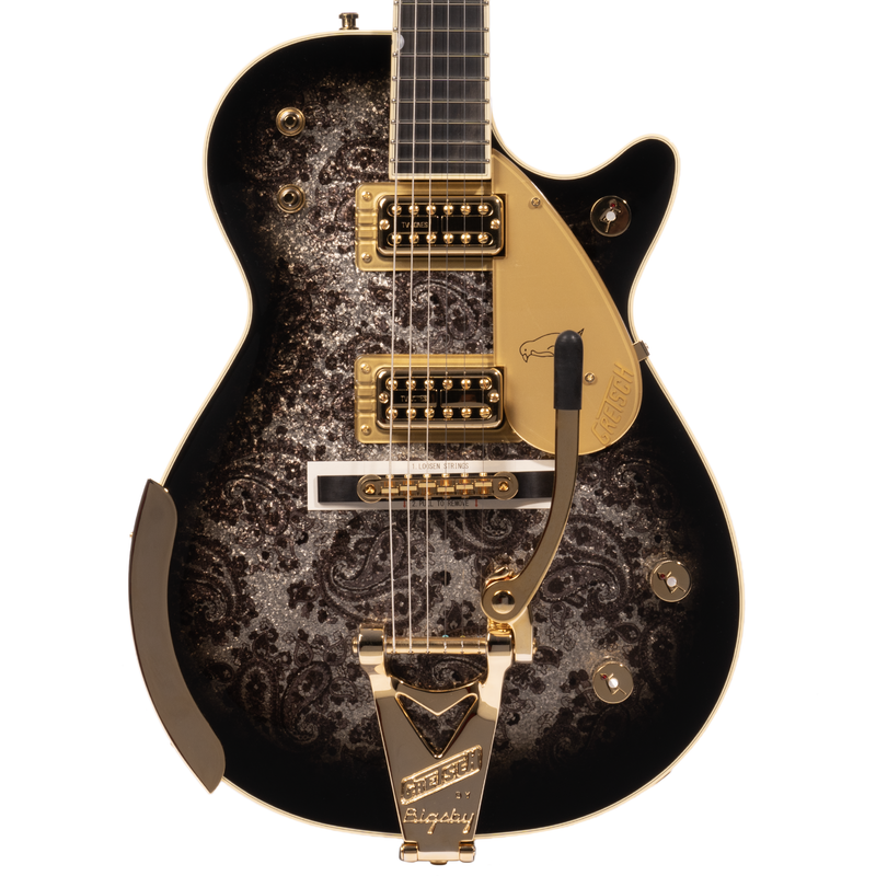 Gretsch Limited Edition G6134TG Penguin Electric Guitar, Black Paisley