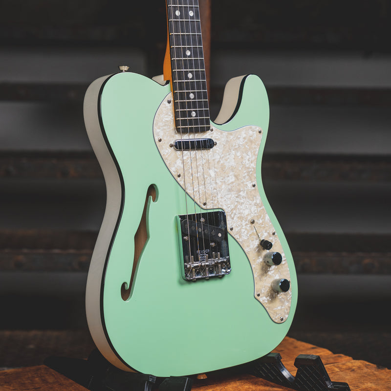 2019 Fender Limited Two Tone Telecaster Electric Guitar, Surf Green w/ OHSC - Used