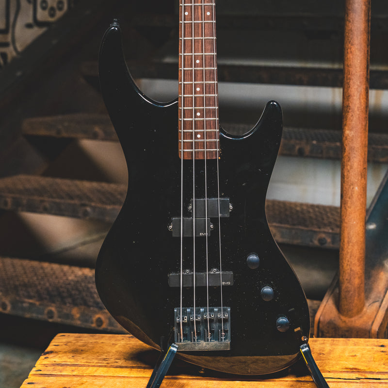 1990 Guild Pilot Electric Bass Guitar, Black w/OHSC