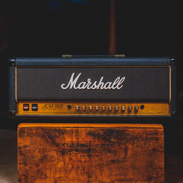 1990 Marshall JCM900 50W Hi Gain Dual Reverb Head Guitar Amplifier - U