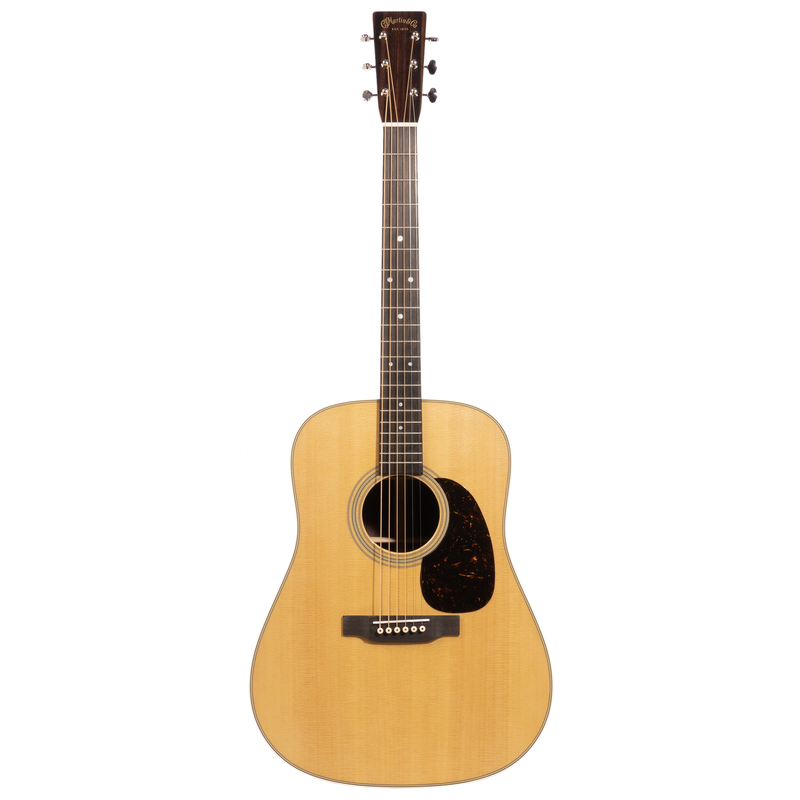 Martin D-28 Standard Acoustic Guitar, Spruce Top, Natural w/ Hardshell Case