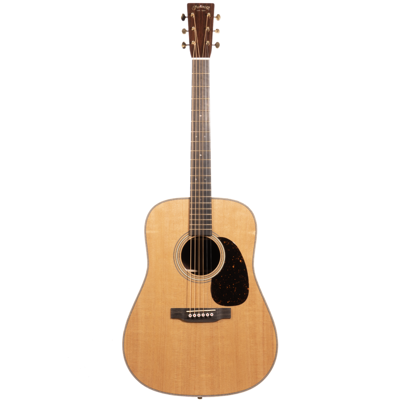 Martin D-28E Modern Deluxe Acoustic-Electric Guitar, Natural w/Hardhsell Case