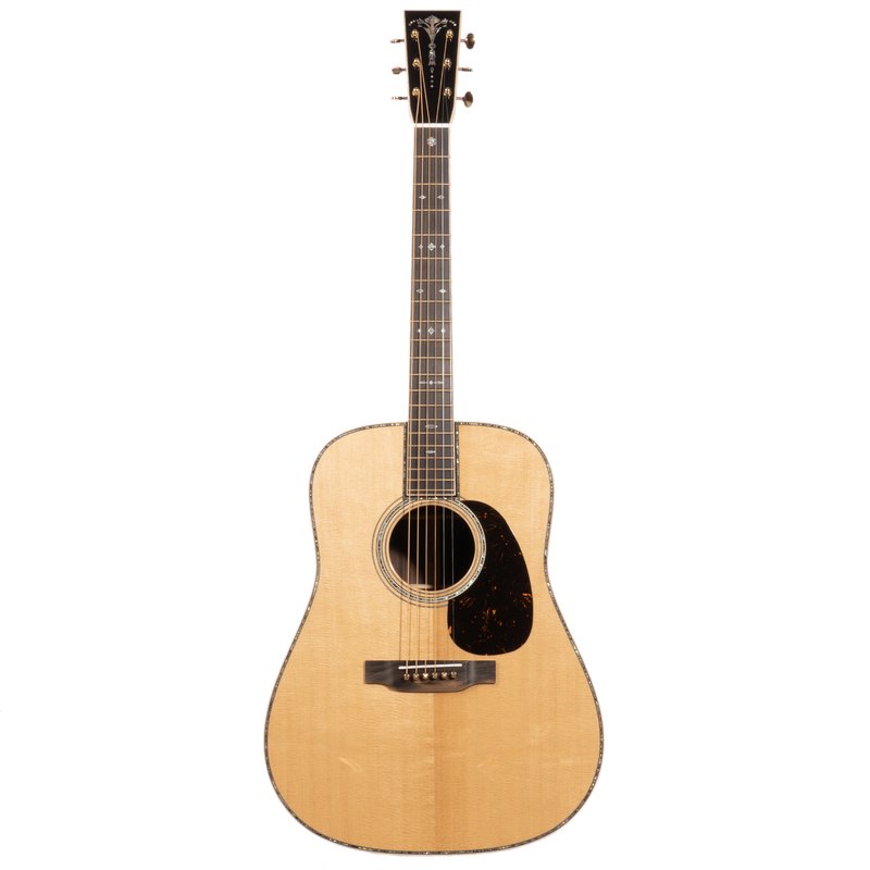 Martin D-45 Modern Deluxe Acoustic Guitar, Natural Finish with Hardshell Case