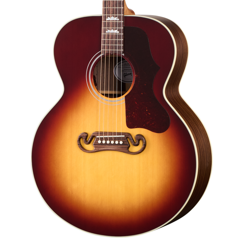 Gibson SJ-200 Studio Rosewood Acoustic-Electric Guitar, Gloss Top, Rosewood Burst