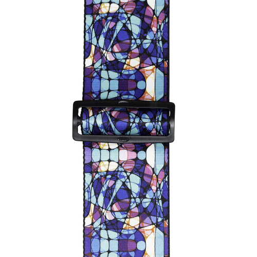 Levy's Stained Glass Guitar Strap - Blue Mirage