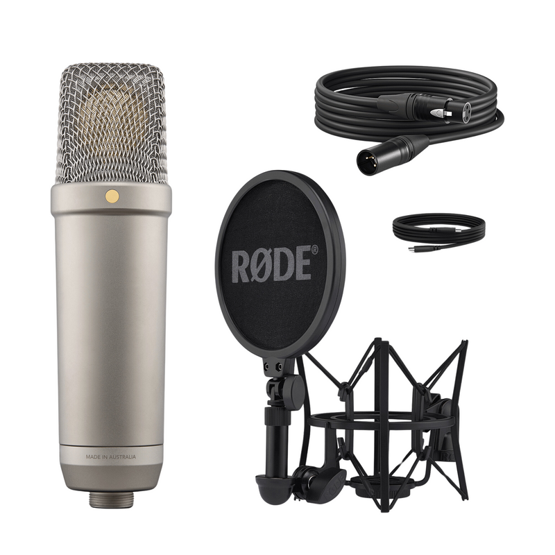 Rode NT1 5th Generation Hybrid Studio Condenser Microphone, Silver