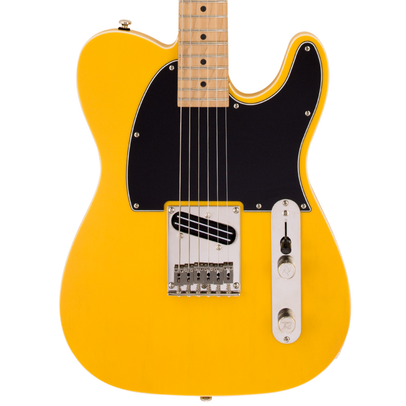 Reverend Pete Anderson Eastsider E Electric Guitar, Roasted Maple Fingerboard, Satin Vintage Yellow