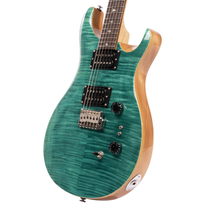 PRS SE Custom 24-08 Electric Guitar, Rosewood Fingerboard, Turquoise