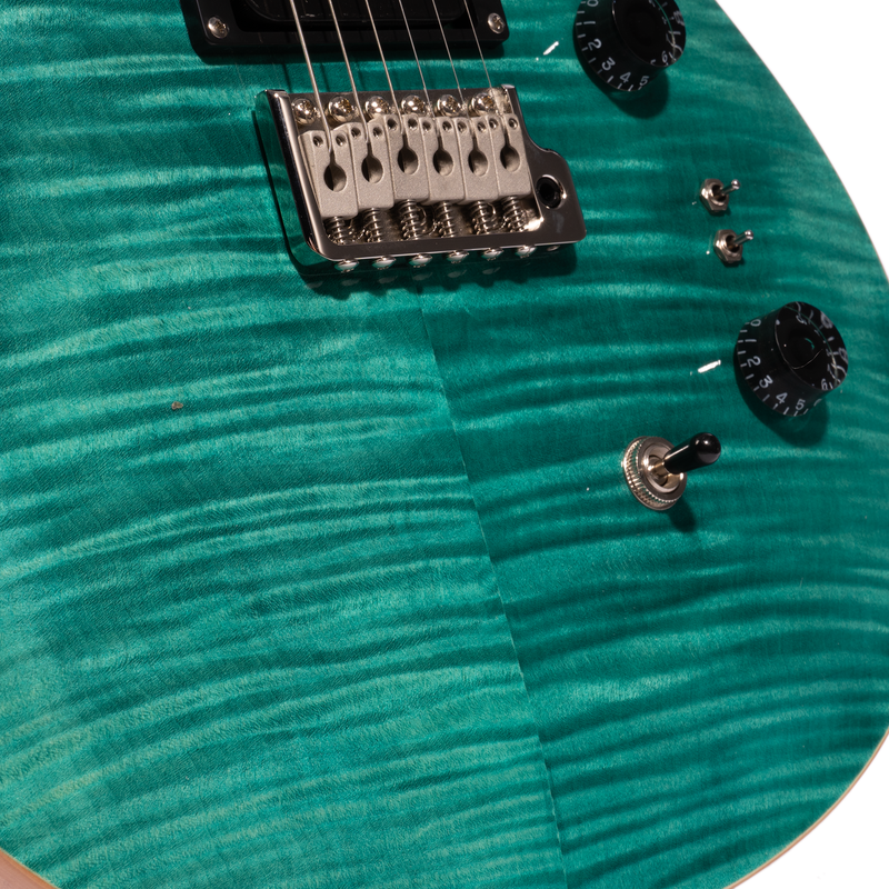 PRS SE Custom 24-08 Electric Guitar, Rosewood Fingerboard, Turquoise