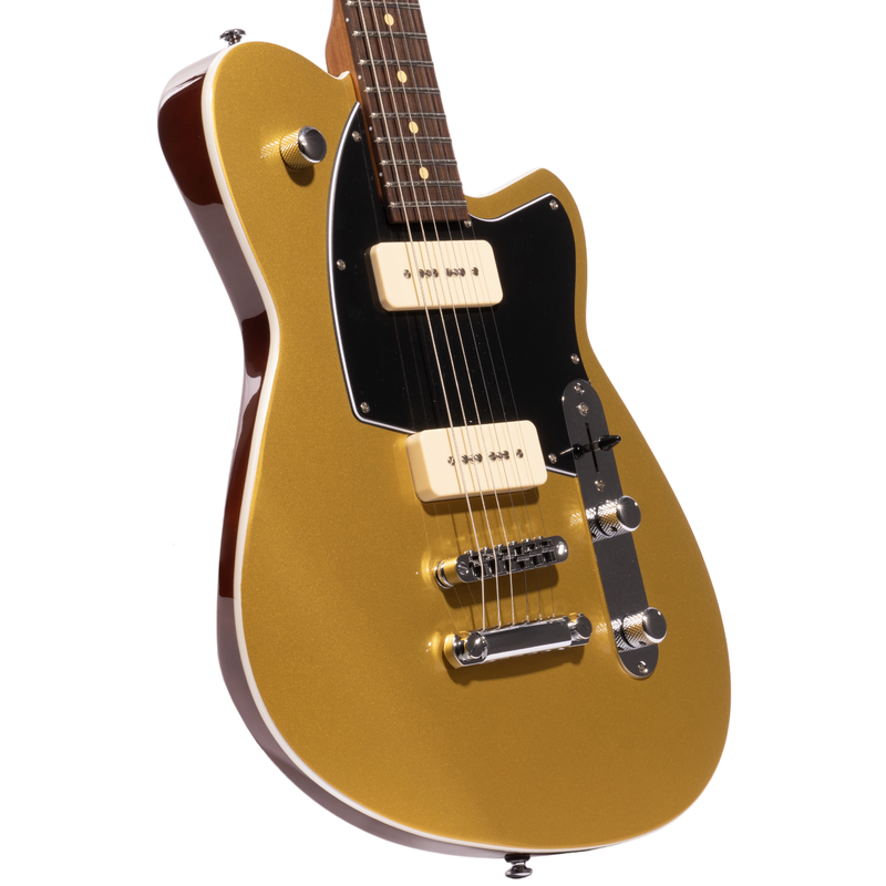 Reverend Charger 290 Electric Guitar, Venetian Gold Russo Music Exclusive