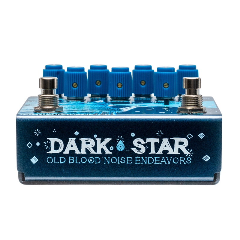 Old Blood Noise Endeavors Dark Star Stereo Soundscape Reverb Effect Pedal, Blue