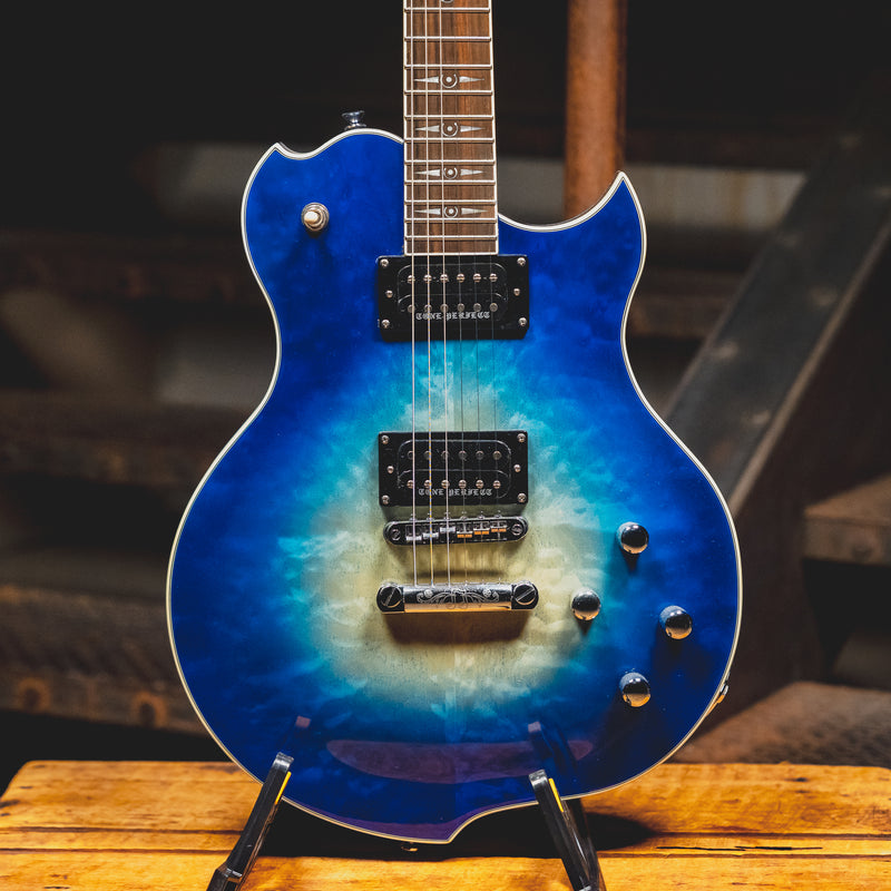 2015 Minarik Lotus Electric Guitar, Blue Burst w/OGB - Used