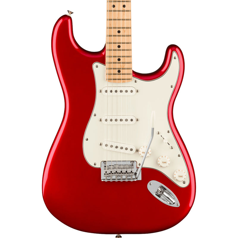 Fender Player Stratocaster Electric Guitar, Maple, Candy Apple Red