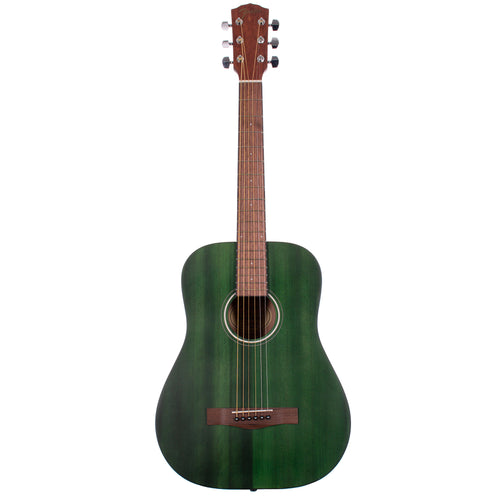 Fender FA-15 3/4 Scale Steel With Gig Bag, Walnut Fingerboard, Green A