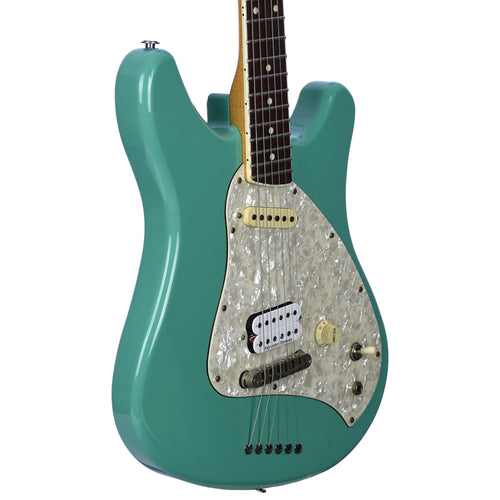 Squier 1997 CIJ Venus Surf Green With Seymour Duncan JB Humbucker - Used