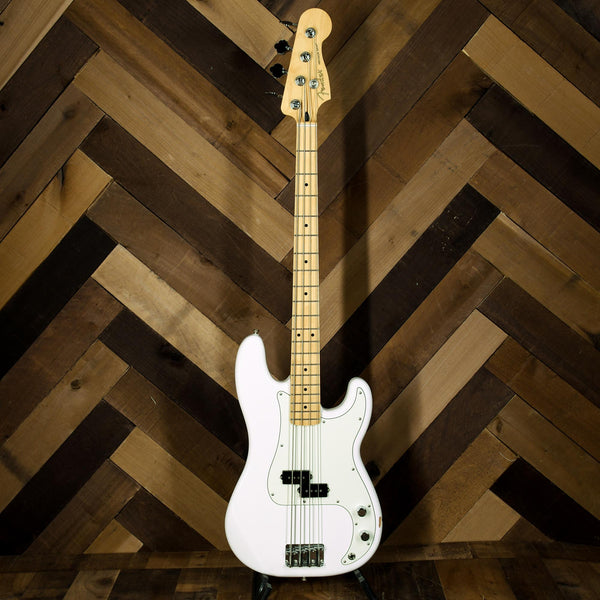 Fender Player Precision Bass, Maple Fingerboard, Polar White - Used