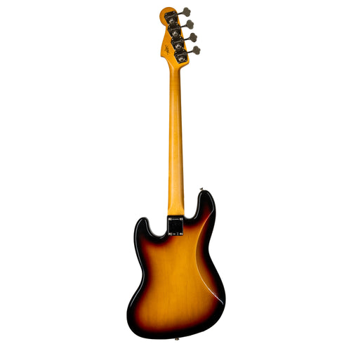 Sunburst hand-painted guitar and bass strap