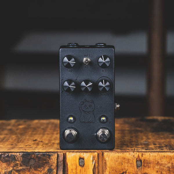 JHS Lucky Cat Delay Effect Pedal, Black With Box - Used