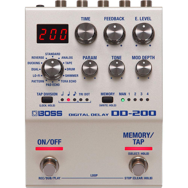 Boss DD-200 Digital Delay Effects Pedal