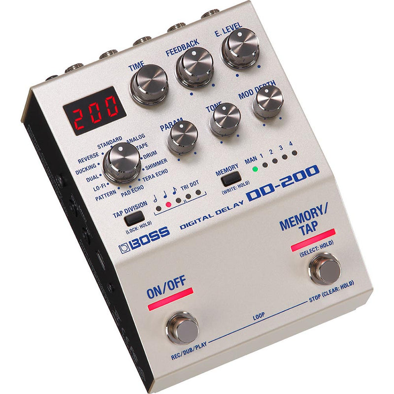 Boss DD-200 Digital Delay Effects Pedal