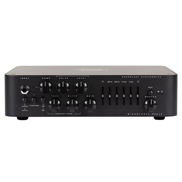 Darkglass Microtubes 900 V2 Bass Amplifier Head, 900 Watt, Black