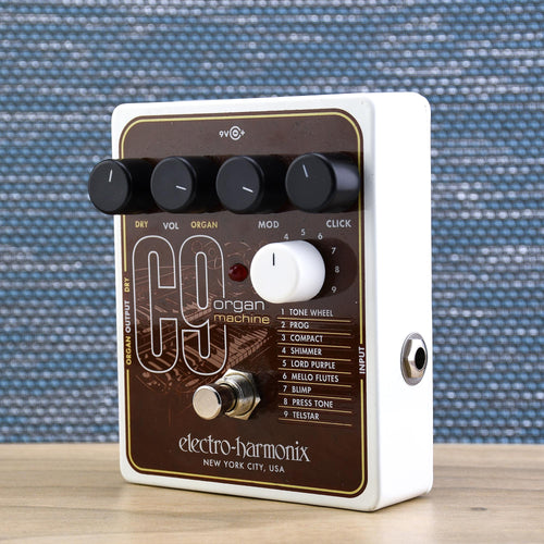 Electro-Harmonix C9 Organ Machine 9-Preset Organ Emulation Guitar Effect  Pedal