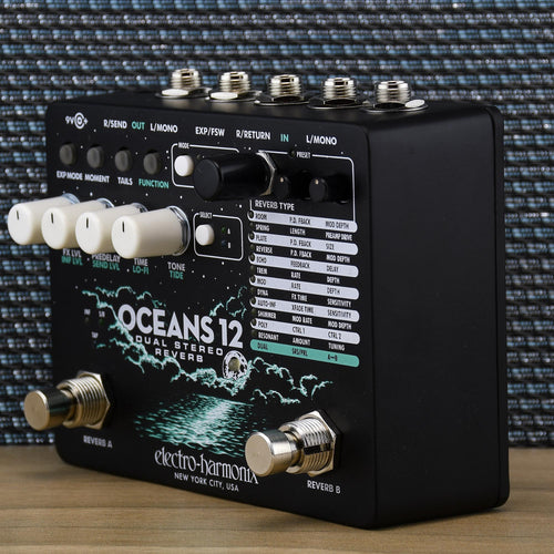 ELECTRO-HARMONIX OCEANS 12 Reverb ギターエフェクター - 楽器、器材