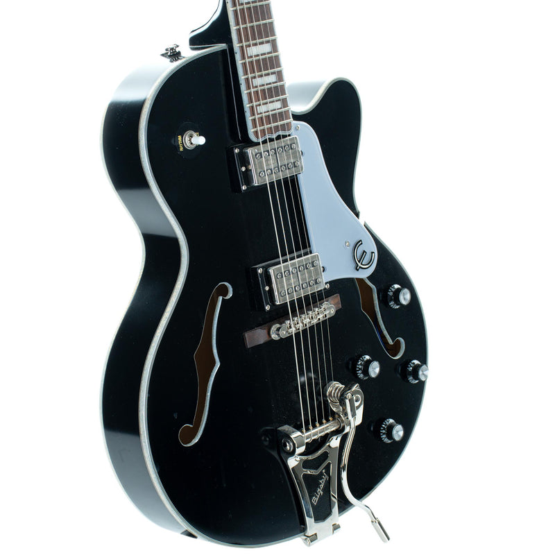 Epiphone Emperor Swingster, Black Aged Gloss