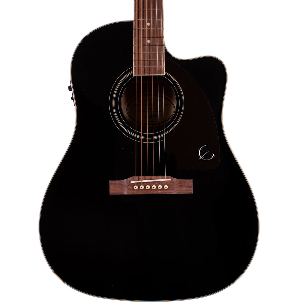 Epiphone J-45 EC Studio Solid Top Acoustic Guitar With Fishman Presys II,  Ebony