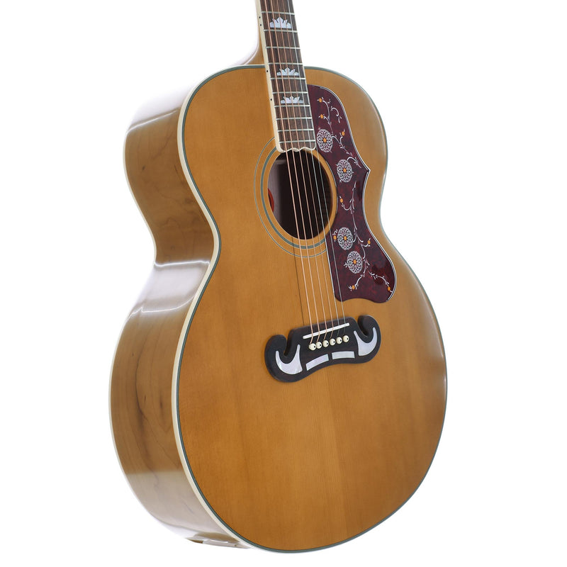 Epiphone Masterbilt J-200 Acoustic-Electric Guitar, Aged Natural Antiq