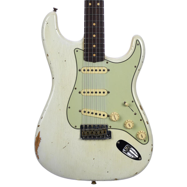 Fender Custom Shop '64 Stratocaster Relic Aged Olympic White