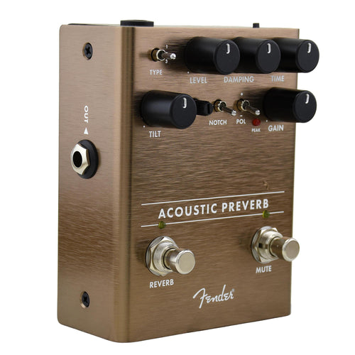 Fender acoustic online reverb pedal