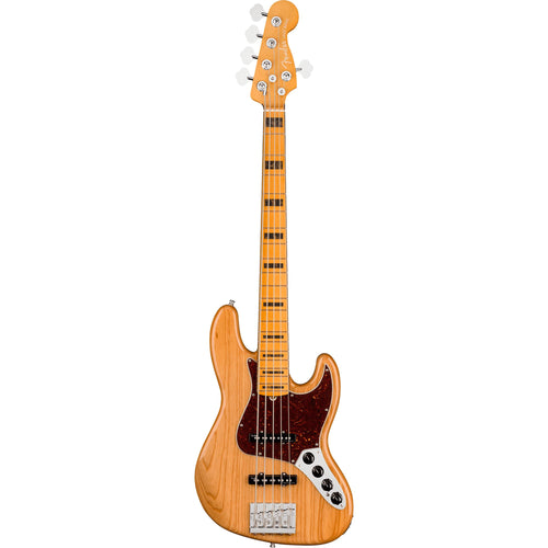 Fender American Ultra Jazz Bass V Maple Fingerboard Aged Natural