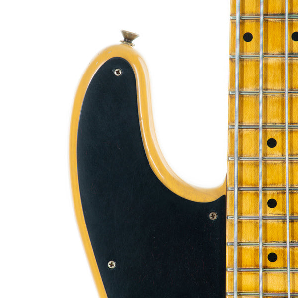 Fender Custom Shop '55 Precision Bass Guitar Maple Relic, Butterscotch  Blonde