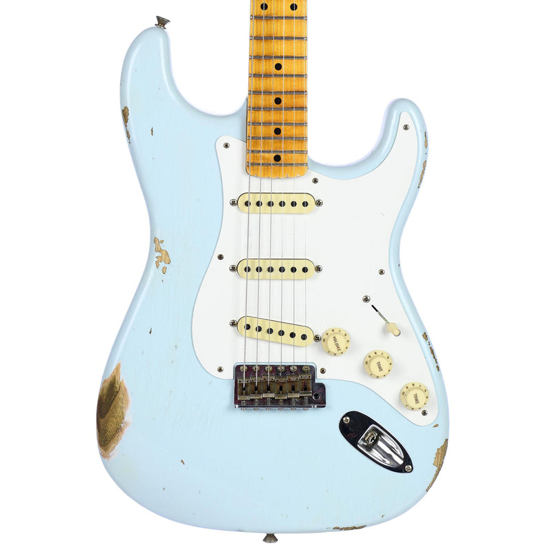 Fender Custom Shop '56 Stratocaster Relic Faded Sonic Blue