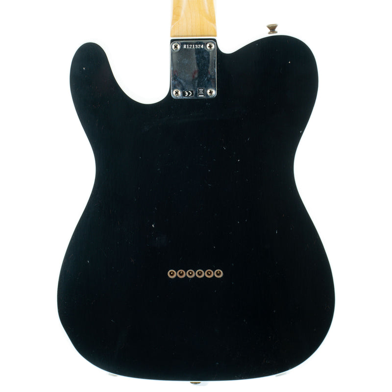 Fender Custom Shop '60 Telecaster Custom Journeyman, Ebony Painted Headcap Black