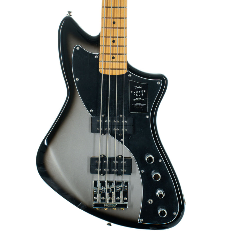 Fender Player Plus Active Meteora Bass, Maple, Silverburst