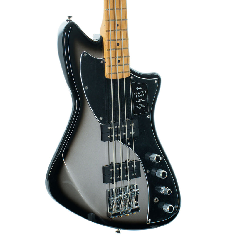 Fender Player Plus Active Meteora Bass, Maple, Silverburst