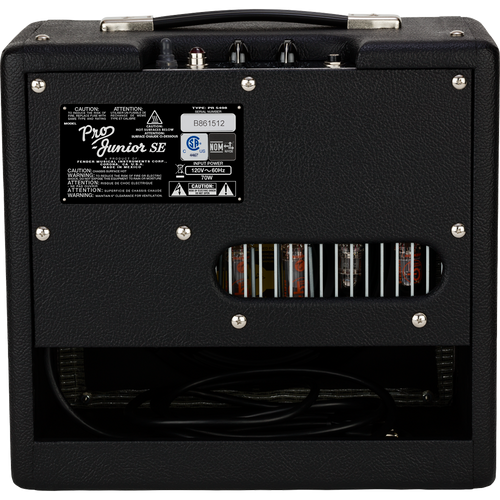 Fender Pro Junior IV SE Tube Combo Guitar Amplifier, Black, 120V